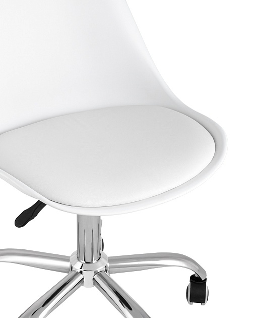 Офисный стул Stool Group BLOK пластиковый белый Y818 white изображение 2 Офисный стул Stool Group BLOK пластиковый белый Y818 white Фото № 2