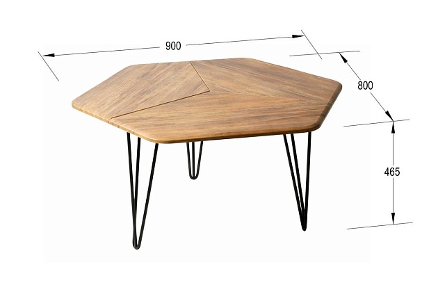 Журнальный стол Мебелик Олдем 005009 изображение 3 Журнальный стол Мебелик Олдем 005009 Фото № 3