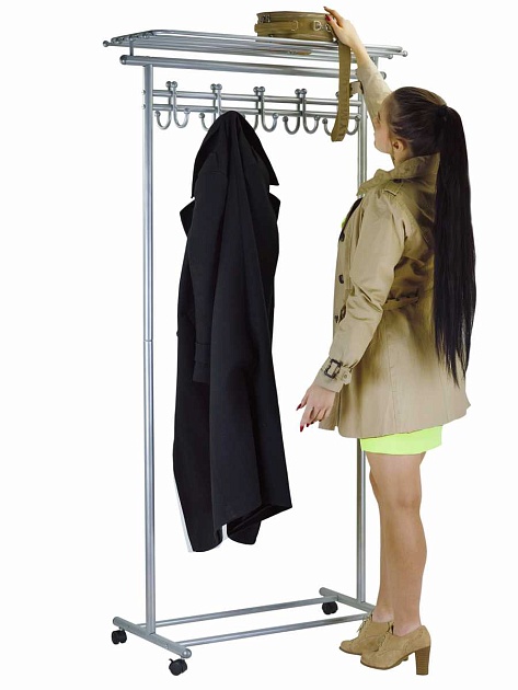 Гардеробная вешалка на колесах Мебелик М 9 008209 изображение 12 Гардеробная вешалка на колесах Мебелик М 9 008209 Фото № 12