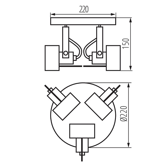 Спот Kanlux SONDA II EL-3O B 34926 Фото № 4