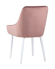 Кухонный стул Stool Group Диана велюр пыльно-розовый (ножки белые) MC101-2 KD HLR-44 4