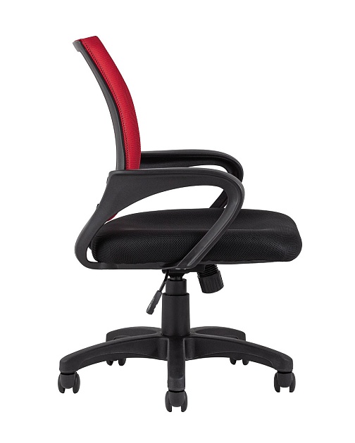 Офисное кресло TopChairs Simple красное D-515 red изображение 3 Офисное кресло TopChairs Simple красное D-515 red Фото № 3