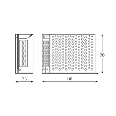 Блок питания Gauss 40W 12V IP20 BT502 2