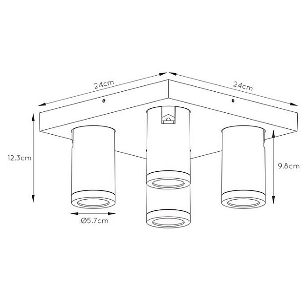 Спот Lucide Taylor 09930/20/30 изображение 2 Спот Lucide Taylor 09930/20/30 Фото № 2