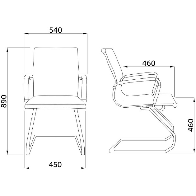 Офисный стул AksHome Mariani чёрный, экокожа 65444 Фото № 2