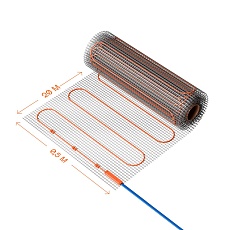 Нагревательный мат Voltum 150 Вт/м 20 м 10 м2 VLT01-150-10