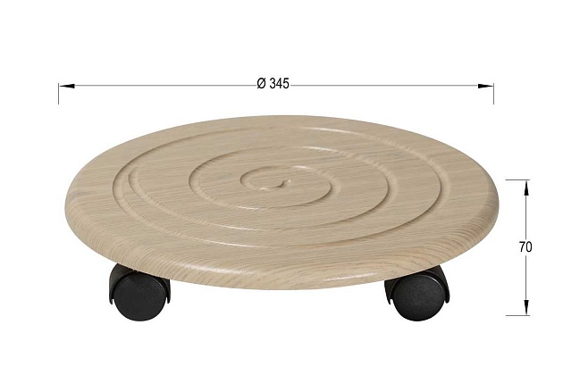 Подставка для цветов Мебелик Спираль (2шт) 004996 изображение 3 Подставка для цветов Мебелик Спираль (2шт) 004996 Фото № 3