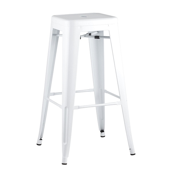 Барный стул Tolix белый глянцевый YD-H765 LG-02 Фото № 1