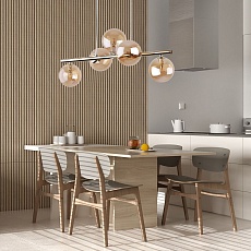 Подвесная люстра TK Lighting 4549 Estera Gold 2