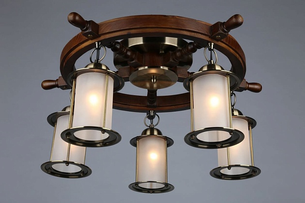 Потолочная люстра Omnilux OML-50307-05 изображение 2 Потолочная люстра Omnilux OML-50307-05 Фото № 2