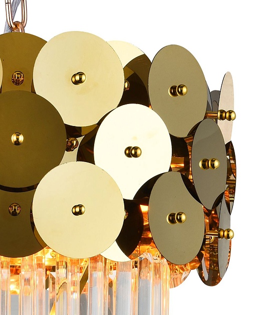 Подвесная люстра Natali Kovaltseva Beyond 76015/5C Gold Фото № 3