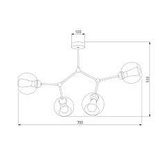 Подвесная люстра TK Lighting 1942 Fairy 1
