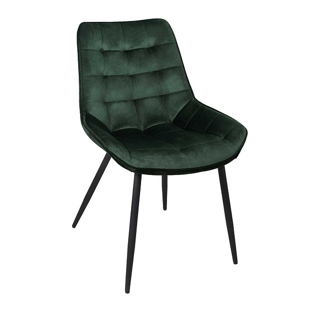 Кухонный стул AksHome Darren темно-зеленый, велюр 76479 Фото № 1