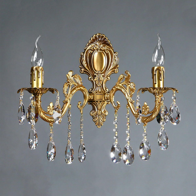 Бра Ambiente Granada 2118/2 AB Tear drop изображение 1 Бра Ambiente Granada 2118/2 AB Tear drop Фото № 1
