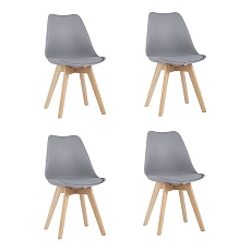 Комплект стульев Stool Group Frankfurt (4 шт) Y863-V seat grey X4
