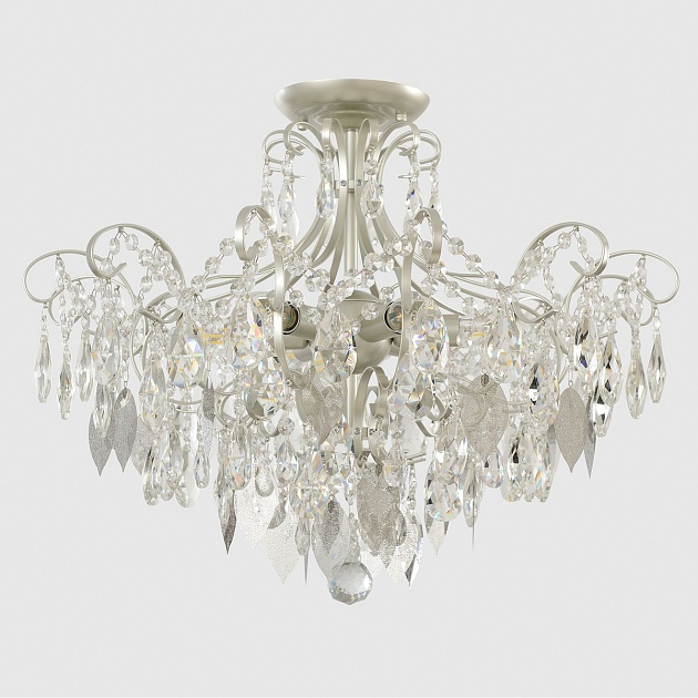 Потолочная люстра Crystal Lux Esmiralda PL6 Silver изображение 4 Потолочная люстра Crystal Lux Esmiralda PL6 Silver Фото № 4