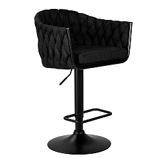 Стул барный DOBRIN LEON (черная ткань (LAR-275-50)) 9690-LM LEON 4