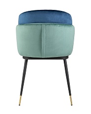 Кухонный стул Stool Group Пенелопа велюр мятный+синий FDC8054 FUT-70 + FUT-40 3