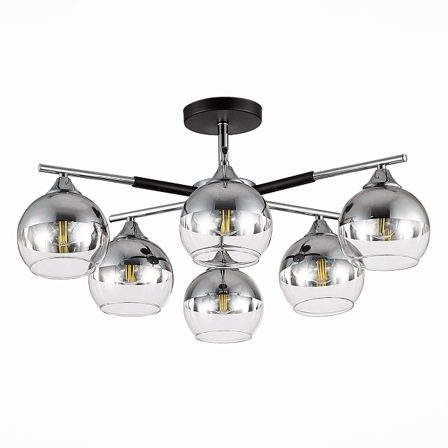 Потолочная люстра Evoluce Gocia SLE106502-06 изображение 1 Потолочная люстра Evoluce Gocia SLE106502-06 Фото № 1