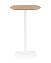 Барный стол Stool Group Form 60*60 светлое дерево/белый УТ000036019 3