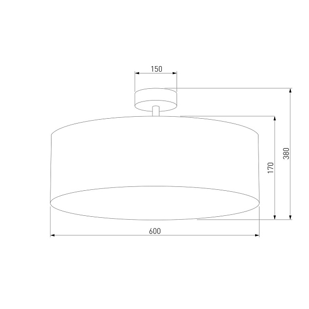 Потолочный светильник TK Lighting 4239 Rondo Graphite Фото № 3