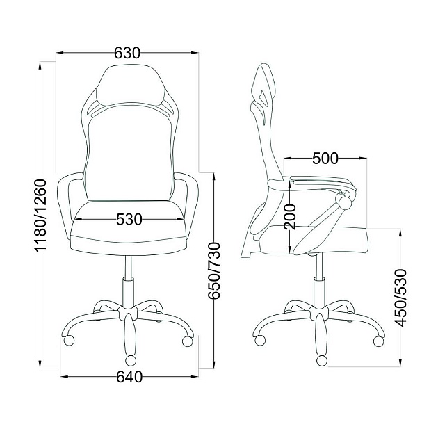 Офисное кресло AksHome Kyle черный, ткань 79328 Фото № 2