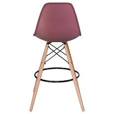 Стул барный DOBRIN DSW BAR (ножки светлый бук, цвет пыльная роза (NX-P-11)) 638GPP-LMZL DSW BAR 2