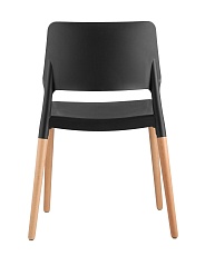 Кухонный стул Stool Group BISTRO черный с деревян. ножками 8086 BLACK 2