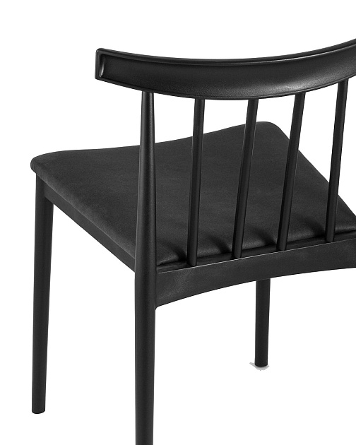 Кухонный стул Stool Group Ranch с мягким сиденьем черный 8305 black Фото № 6