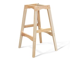 Барный стул Sheffilton SHT-ST31/S65 бежевый/прозрачный лак 8045200401 1