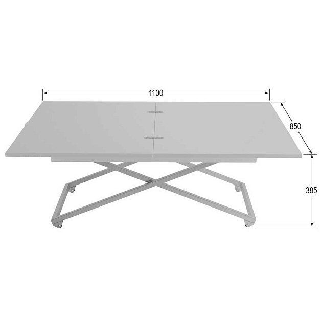 Стол-трансформер Мебелик Андрэ 007813 Фото № 3