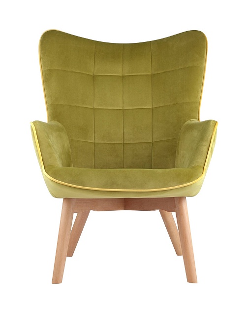 Кресло Stool Group Манго вельвет оливковый MANCO HLR-25 Фото № 8