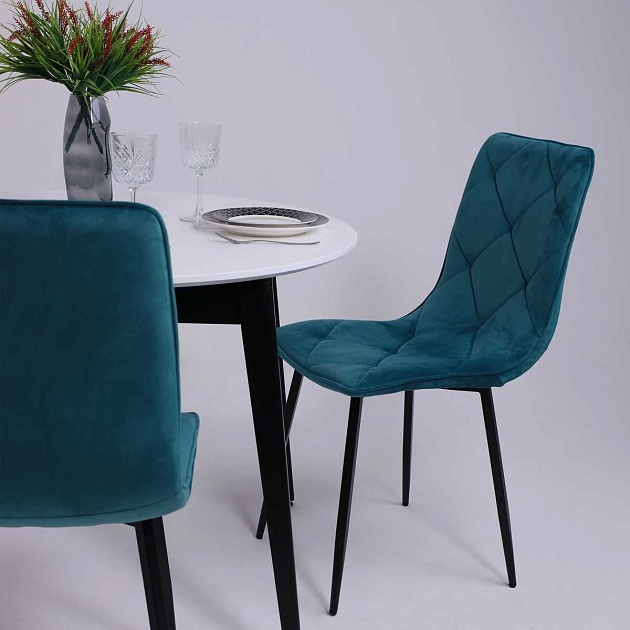 Кухонный стул AksHome Mira морской, велюр 67047 Фото № 12