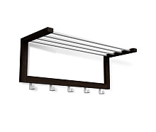 Настенная вешалка Sheffilton Альберо SHT-WH4 венге/алюм.мет 5166216002 2