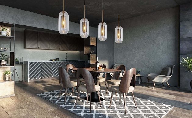 Подвесной светильник Lumina Deco Antilla LDP 6829 MD Фото № 4