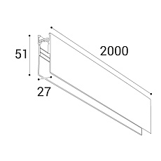 Шинопровод магнитный Italline Atom IT012-5031 black 1