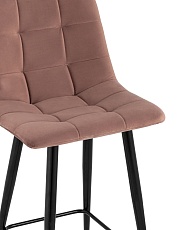 Полубарный стул Stool Group Джанго велюр пыльно-розовый vd-django-b15 1