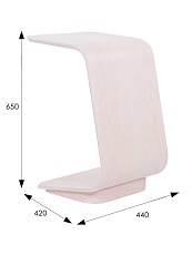 Приставной стол Мебелик Неро 3 007523 1