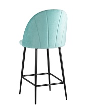 Полубарный стул Stool Group Логан велюр пыльно-голубой AV 413-H50-08(PP) 5