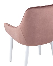 Кухонный стул Stool Group Диана велюр пыльно-розовый (ножки белые) MC101-2 KD HLR-44 5