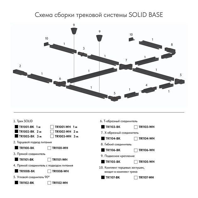 Шинопровод Denkirs Solid Base TR1003-WH/1 изображение 2 Шинопровод Denkirs Solid Base TR1003-WH/1 Фото № 2