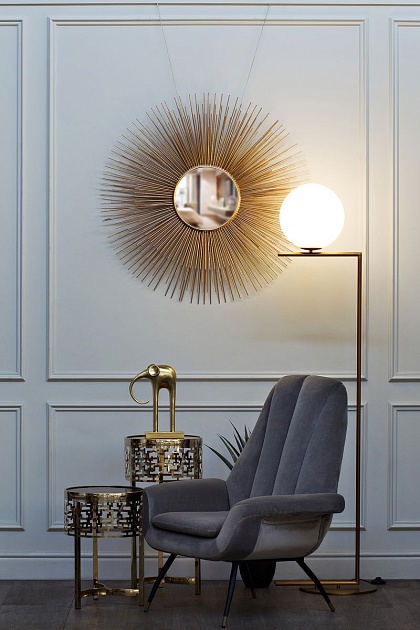 Журнальный стол Garda Decor 13RXFS5080M-Gold Фото № 4