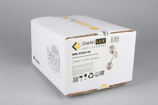 Бра Omnilux Pozzallo OML-93401-02 изображение 2 Бра Omnilux Pozzallo OML-93401-02 Фото № 2