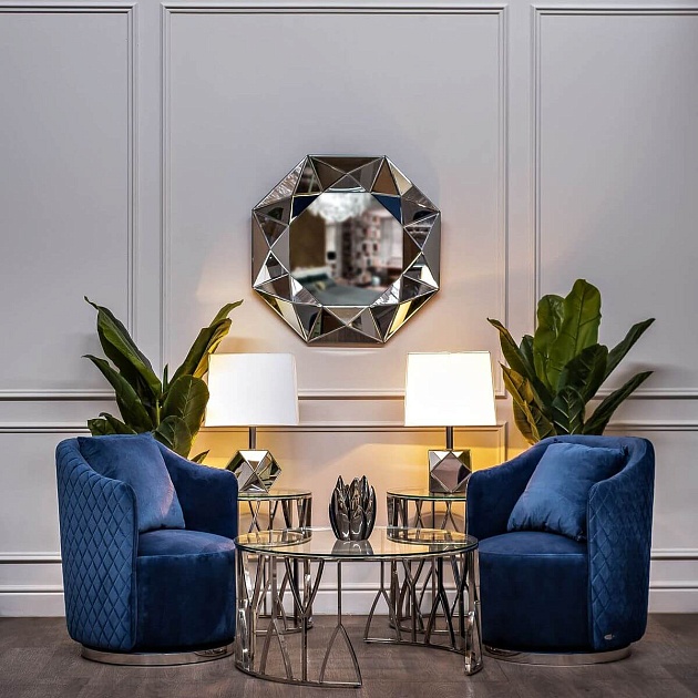 Журнальный стол Garda Decor 13RXCT3104-Silver Фото № 2