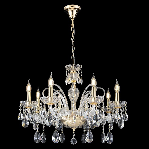 Подвесная люстра Crystal Lux MONICA SP8 GOLD Фото № 6