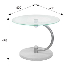 Журнальный стол Мебелик Дуэт 13Н 007245 2