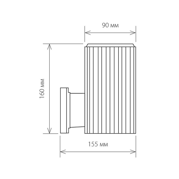 Уличный настенный светильник Elektrostandard 1404 Techno a033491 Фото № 3