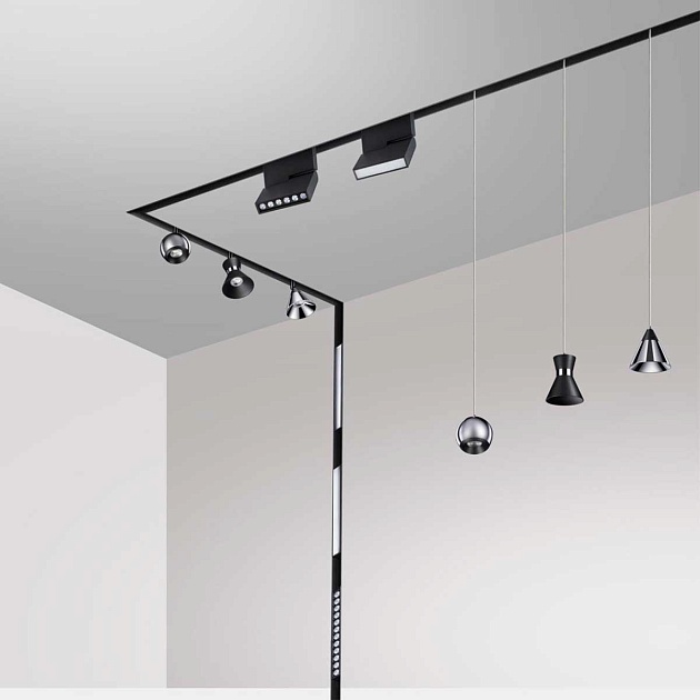 Трековый низковольтный светодиодный светильник Novotech Shino Flum 358468 Фото № 3