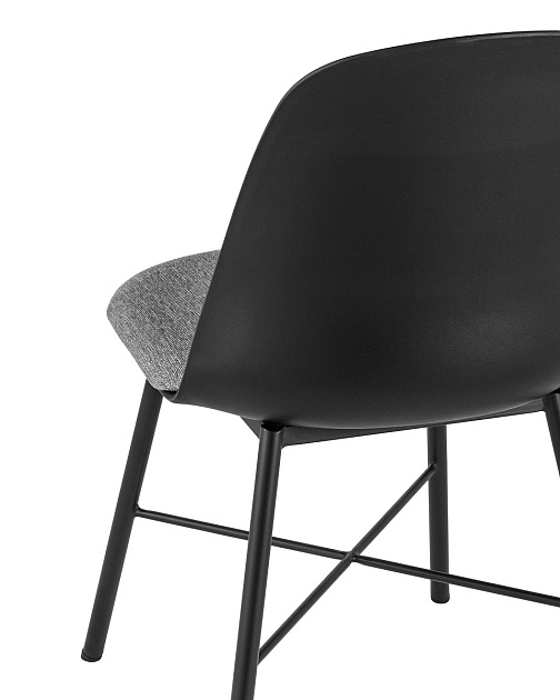 Кухонный стул Stool Group Shell с мягким сиденьем черный 8336 black изображение 6 Кухонный стул Stool Group Shell с мягким сиденьем черный 8336 black Фото № 6