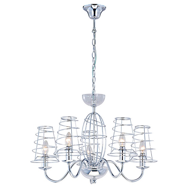Подвесная люстра Arte Lamp Cage A4320LM-5CC Фото № 1
